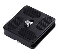 fittings4you Plaque à dégagement rapide en aluminium PU-40 compatible avec ARCA-Swiss Benro PU40 plaque d'adaptation trépied