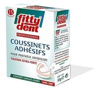 Fittydent Boicirc te de 15 Coussinets Adheacute sifs