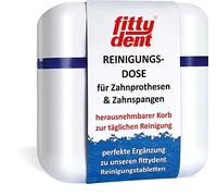 fittydent® Boîte de nettoyage pour prothèses dentaires