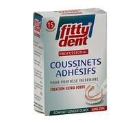 Fittydent - Coussinets Adhésifs Boite De 15