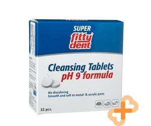 FITTYDENT Super Démaquillage Comprimés 32 Paquet Extra Frais & Propre Doux Sur