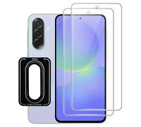 Fitudoos [2 Pièces] Verre Trempé pour Samsung Galaxy A36/A56 5G+[2 Pièces] Caméra Arrière Protecteur,Dureté 9H-sans Bulles d'air-Anti Rayures Film Protection écran.