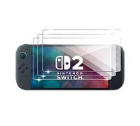 Fitudoos [3 Pièces] Verre Trempé pour Nintendo Switch 2 （2025）,Protection d'écran Tablette Film,sans Bulles d'air,Ultra Résistant,Rayures Protection.