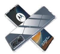 Fitudoos Coque en Silicone Compatible avec Motorola Edge 50 Fusion,Liquid Silicone Coque, Anti-Chocs,Transparent.