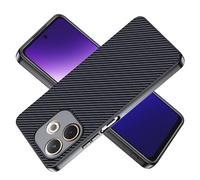 Fitudoos Coque en Silicone Compatible avec Oppo A5 Pro,Anti-Rayures, Antichoc Etui Housse Mince,Texture Fibre de Carbone Protection Coque avec Oppo A5 Pro,Noir.