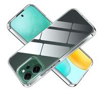 Fitudoos Coque en Silicone Compatible avec Oppo Reno 14 F/FS 5G, Liquid Silicone Coque, Anti-Chocs,Transparent.