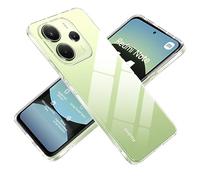 Fitudoos Coque en Silicone Compatible avec Xiaomi Redmi Note 14 4G,Liquid Silicone Coque, Anti-Chocs,Transparent.