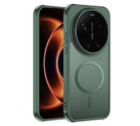 Fitudoos Coque pour Xiaomi 17 Ultra, Compatible MagSafe, Protección Grado Militar, Hautement Noir et résistant, Anti-jaunissement, Anti-Graisse et Anti-Rayures Coque -Vert