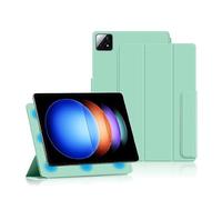 Fitudoos Coque pour Xiaomi Pad 6s Pro,Magnétique Housse Etui de Protection Ultra Slim Housse Étui avec Fonction Support, Vert