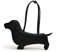 Fituenly À Bandoulière en Forme De Chien De Dessin Animé, Design Unique De Teckel, sous Les Bras, À Main en Cuir PU