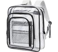 Fituenly À Dos Transparent Antistatique en PVC pour Salle Blanche, À Outils pour Outils Informatiques, À Dos Transparent pour Journée, Sacs À Dos pour Journée