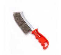 Fituenly Brosse De Nettoyage De Gril Brosse en d'acier Robuste avec Poignée Outil De Nettoyage De Poils en Métal pour Casserole De Gril De Barbecue