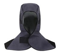 Fituenly Cagoule De Soudage en Tissu Ignifuge pour Soudeurs, Soudage par Allumette, Casquette De Protection Ignifuge avec Drapé pour Le Cou Les Épaules, Protection De Tête pour Hommes Femmes