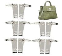 Fituenly Clip Latéral en Métal Boucle De 5 Ensembles À Main Fermoir De Suspension Détachable Sangle Connecteur Boucle pour Artisanat Fabrication De Sacs