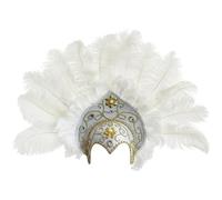Fituenly Coiffe À Plumes De Meneuse De Revue, Bandeau De Carnaval, Accessoires De Costume De Vegas De Fête De Mardi Gras À Rio