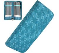 Fituenly De Rangement Vide pour Aiguilles À Tricoter, Étui pour Crochets, Organisateur Portable, De Rangement pour Outils De