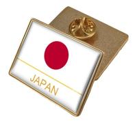 Fituenly Épingle À Revers en Métal avec Le Drapeau du Japon, Badge, Broche, Badges Nationaux