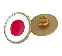 Fituenly Épingle À Revers en Métal avec Le Drapeau du Japon, Badge, Broche, Badges Nationaux