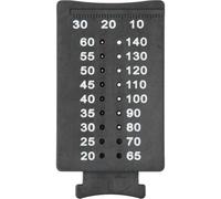 Fituenly Gutta Percha Cutter, Règle De Mesure Manuelle De Haute Précision, Haute Résistance À Chaleur, Endodontie Dentaire, Règle De Mesure Manuelle De Buccale