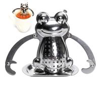 Fituenly Infuseur De Feuilles De Thé en Vrac en Acier Inoxydable en Forme De Grenouille, Filtre À Boule, Diffuseur D'épices À Base De Plantes