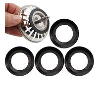 Fituenly Joint De Rondelle en Caoutchouc pour Panier, Bouchon De Filtre pour Évier De Cuisine 82 83mm, 5 Pièces