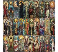 Fituenly Lot de 30 Marque-Pages en Vitrail pour Cartes De Tarot, Séparateurs De Pages De Livres, pour Amoureux des Livres, Écrivains Étudiants