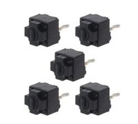 Fituenly Lot De 5 Micro-interrupteurs De Souris Evqp0e07k Baolei Shark Ie4.0, Points Noirs 6 X 6 X 7,45 Mm