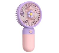 Fituenly Mini Ventilateurs Portables Rechargeables par USB pour Femmes Adolescentes - Jolis Kits De pour Les Escapades Entre Filles, Cadeaux Petits Présents
