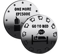 Fituenly Pièce de décision drôle, pièce Double Face pour Jeu, pièce de décision temporelle pour Adolescents et Amateurs de Jeux, Cadeaux.