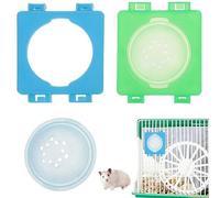 Fituenly Plaque de Connexion pour Cage de Hamster Remplacement de Cage Connecteur de Tube Interface de Tuyau Externe Accessoires pour Petits Animaux