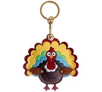 Fituenly Porte-clés en PU avec Motif De Dinde Mignon Ludique, Porte-clés Pratique Élégant pour