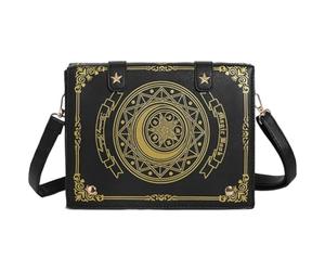 Fituenly Sacs À Main Vintage Esthétiques Harajuku, Sacs À Main De Créateur De Luxe, Sacs Fourre-Tout Messager pour Femmes Y2k, À Bandoulière Noir Gothique Coréen