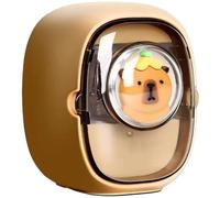 Fituenly Taille-Crayon Électrique Automatique De Bureau, Coupe-Crayons en Forme De Capybara Mignon avec Récipient pour Fournitures Scolaires