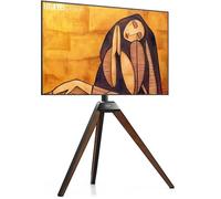 FITUEYES Support TV sur Trépied pour Écran de 32 à 60 Pouces Fait en Bois