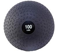 Fitvids Ballon de médecine lesté pour exercices de fitness, ballon mural et slam ball, Slam Ball , 45,4 kg