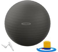 Fitvids Ballon d'exercice Anti-éclatement et antidérapant pour Yoga, Fitness, Accouchement avec Pompe Rapide, capacité de 0,9 kg, 48,3 à 55,9 cm, M