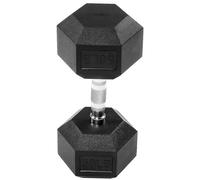 Fitvids Haltère hexagonale recouverte de caoutchouc, 22,7 kg