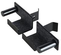 Fitvids Multi-Function Adjustable Power Cage with J-Hooks, Safety Straps and Optional LAT Pulldown Attachment and Cable Crossover, J-Hooks Only, Pair