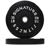 Fitvids Paire de disques de poids olympiques de 5,1 cm avec moyeu en acier, 15,9 kg