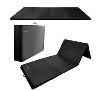 Fitvids Tapis de gymnastique et de culbute acrobatique pliable haute densité anti-déchirure pour la maison, la gym, le yoga, le pilates, le MMA, l'entraînement de base