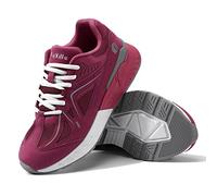 FitVille Basket Femme Légères Extra Large Chaussures de Running pour Pieds Plats Pied Gonflés Confortables Chaussures de Travail 42.5 EU X-Large