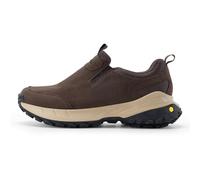 FitVille Chaussures Basses de Randonnée Hommes Extra Larges sans Lacets Baskets Mode Respirantes Chaussures de Marche Slip-on Marron 46 EU Large