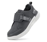 FitVille Chaussures Diabétiques Homme Extra Larges Baskets de Rééducation Respirantes Chaussons Scratch pour Marche Seniors Gris 42.5 EU Large