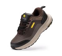 FitVille Chaussures Randonnée Hommes Extra Larges Chaussures de Course Imperméables Chaussures de Sport Légères Respirantes avec Soutien de Voûte Plantaire Soulager Douleurs au Talon 41 EU X-Large