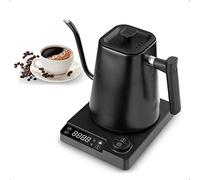 Fityou Bouilloire électriques Gooseneck, Contrôle de Température, Maintien au Chaud 1-24 H, lébullition rapide, A200W, 1L, Sans BPA, pAffichage Numérique à LED, our café et thé de spécialité