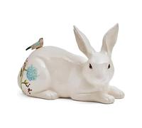 Fitz and Floyd Lapin des prés en céramique Figurine décorative au Repos 25,4 cm