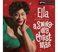 Ella Fitzgerald – Ella Wishes You a Swinging Christmas – Vinyle LP coloré (rouge) – Neuf