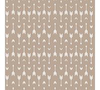 Fitzulam Tapis anti-éclaboussures, pour chaise haute, facile à nettoyer, protection de sol, imperméable et antidérapant, 135 x 135 cm, motif : flèche