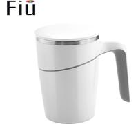 Fiu 470 ml isolation élégante, ne tombant pas, ventouse, eau, thé, tasse à café, blanc, innovation, magique, anti-éclaboussures, antidérapant