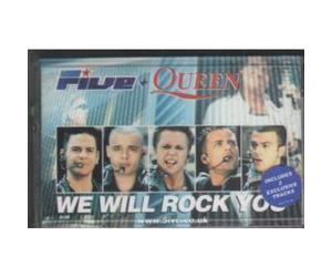 Five And Queen - We Will Rock You Cassette Tape European RCA 2000